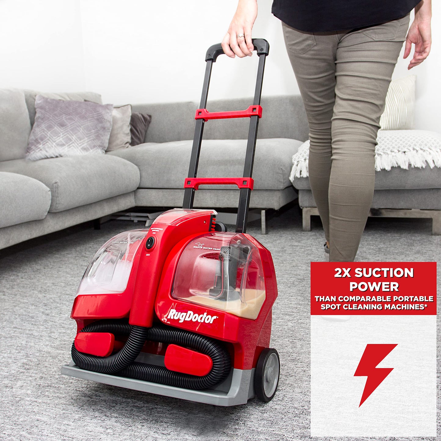 - Rug Doctor 93306 | Portable Spot Cleaner | Plastic | 1100 W | 1.9 liters -