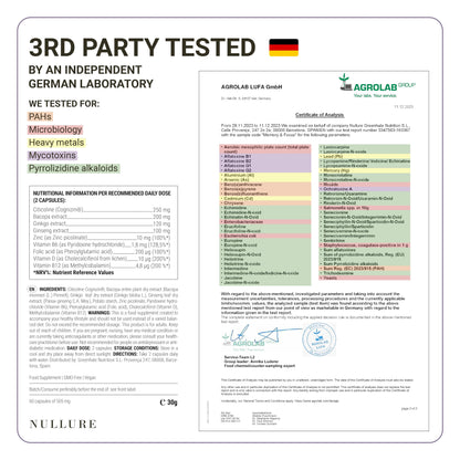 - Nootropic Memory & Focus Nullure | Brain Supplement | Concentration -