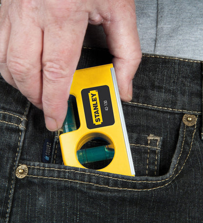 - Stanley Magnetic Horizontal/ Vertical Pocket Level -