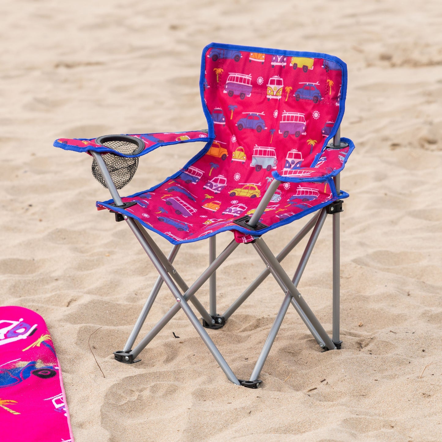 - Volkswagen Kids VW Folding Camping Chair, Pink, One Size -