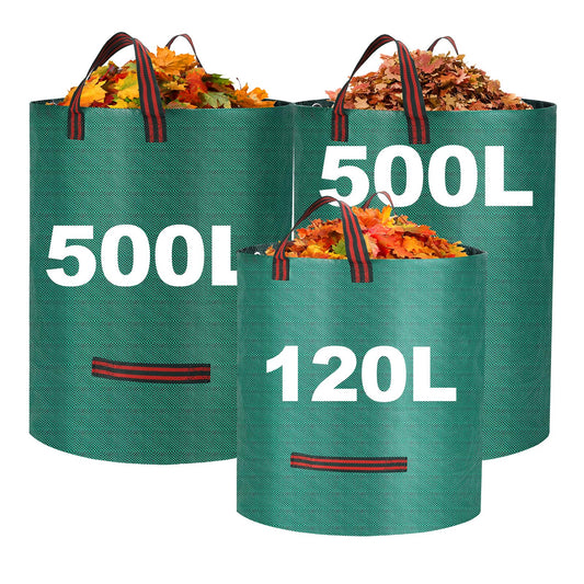 - Heavy Duty Garden Waste Bags with Handles | Large Garden Bags | Reusable Waterproof Garden Sack for Garden Waste -