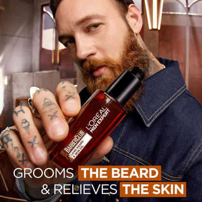 - L'Oreal Paris Men Expert Beard Oil | Barberclub Mens Daily Beard Oil -