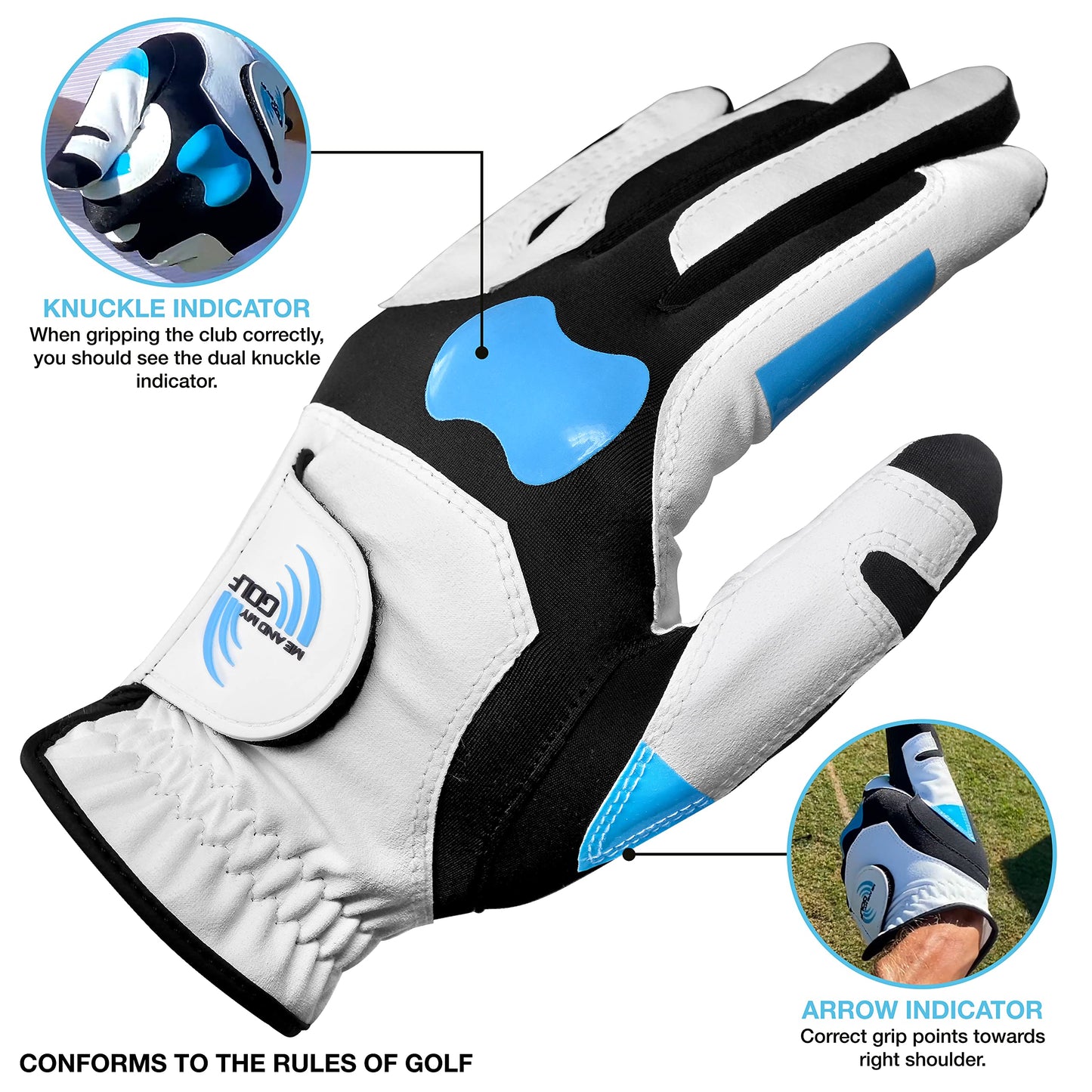 - ME AND MY GOLF True Grip Training Golf Glove | Perfect Grip Every Swing -