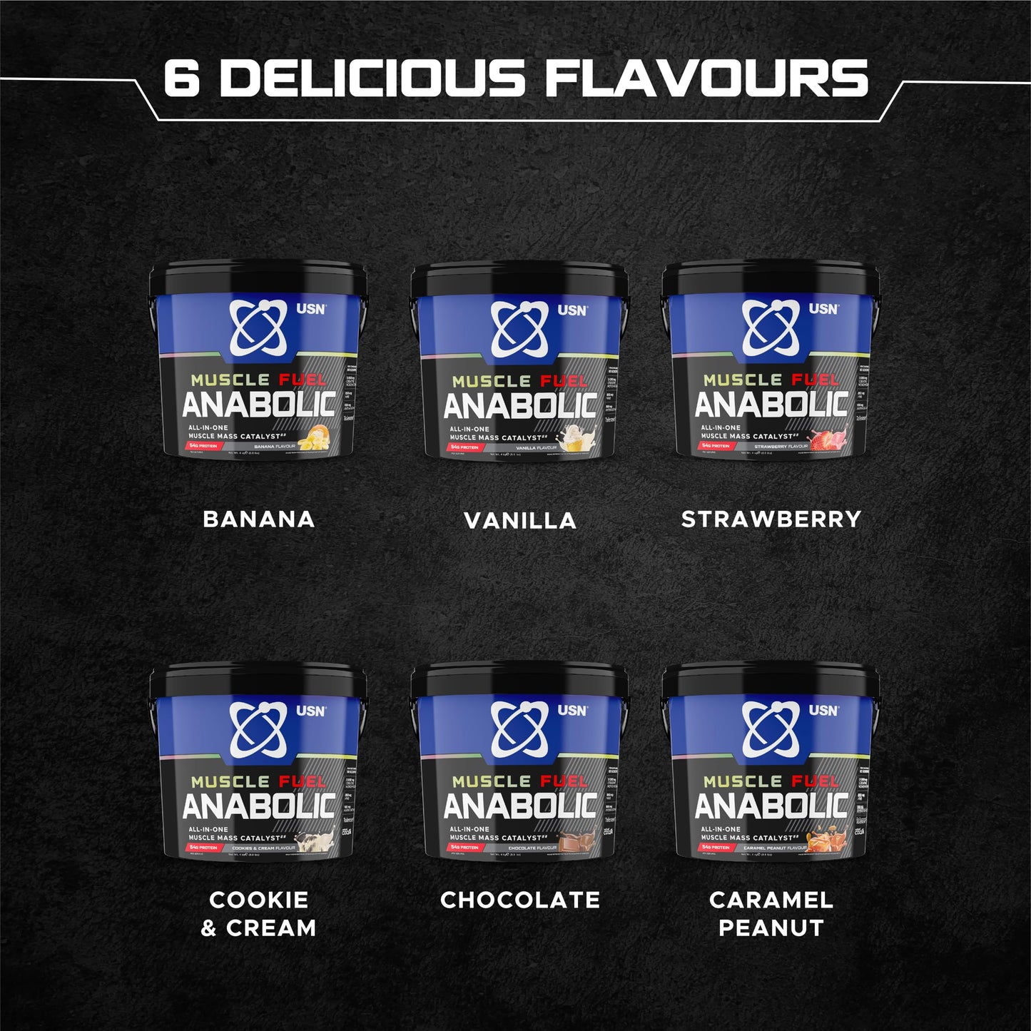 - USN Muscle Fuel Anabolic Chocolate All-in-one Protein Powder Shake -