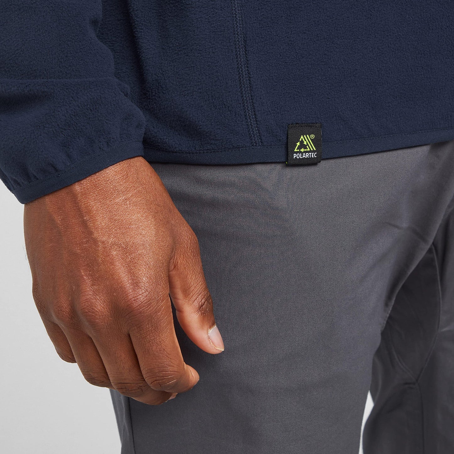 Berghaus Men's Kedron Polartec Eco Half Zip Fleece, Men's Fleece, Men's Midlayer, Outdoors, Walking, Trekking and Hiking Clothing, Navy, L