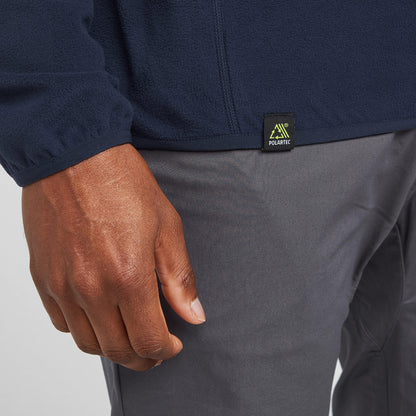 Berghaus Men's Kedron Polartec Eco Half Zip Fleece, Men's Fleece, Men's Midlayer, Outdoors, Walking, Trekking and Hiking Clothing, Navy, L