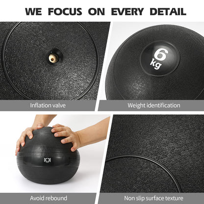 - KK Slam Ball | 4kg, 6kg, 8kg, 10kg | Heavy Duty Medicine Ball -