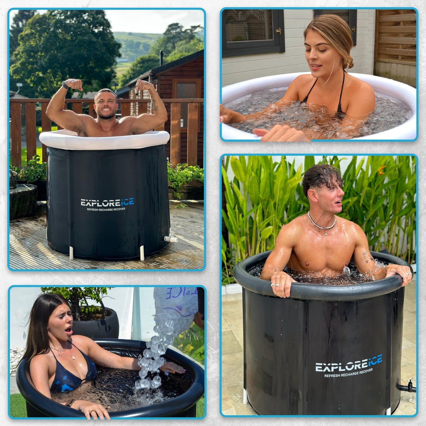 - Explore Ice Recovery Pod 2.0 | Extra Large Cold Tub | Premium Cold Plunge -