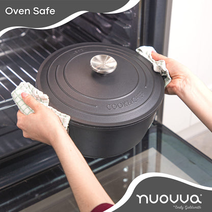 - Non-Stick Aluminium Pot with Lid | Sturdy Deep Dutch Oven –