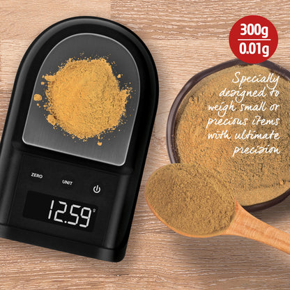 - Salter Mini Digital Kitchen Scale | Precision 0.01g Increments, Grain, Tory Ounce, Pennyweight Scale, 300g Capacity -