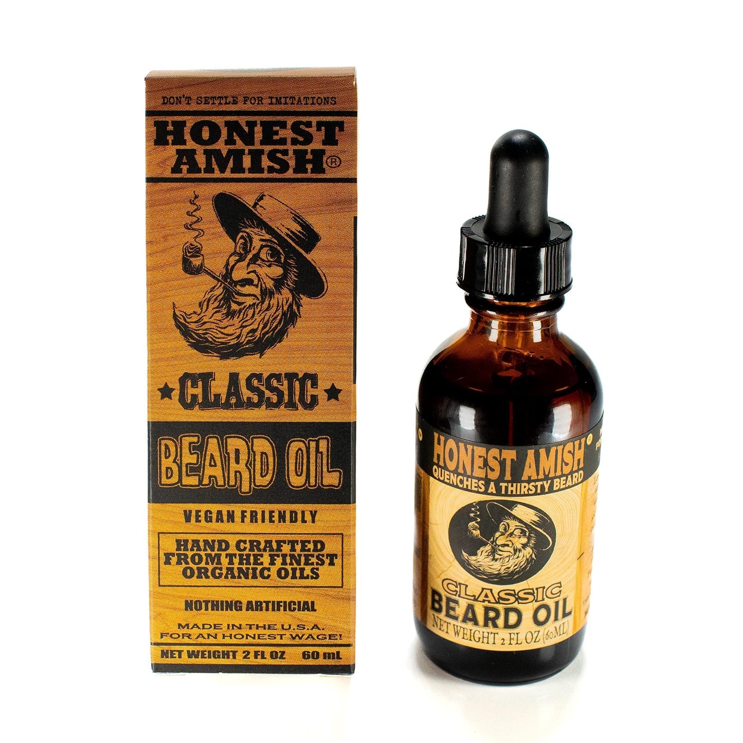 - Honest Amish - Classic Beard Oil - 2 Ounce -