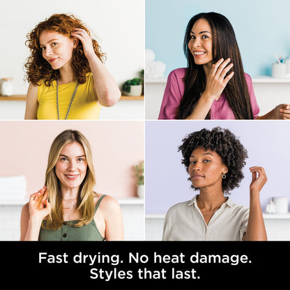 - Shark STYLE iQ Hair Dryer| Styler| 2-in-1 | Concentrator & Curl-Defining Diffuser -