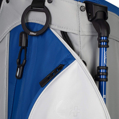 - Titleist | Players 4 Plus Golf Bag  | Gray/White/Royal -