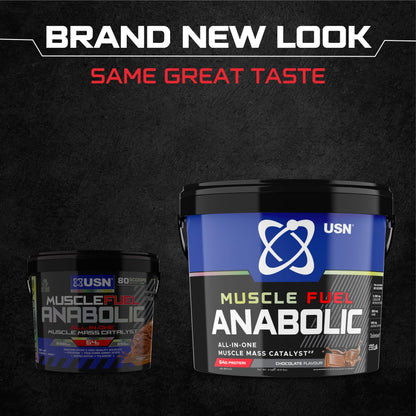 - USN Muscle Fuel Anabolic Chocolate All-in-one Protein Powder Shake -