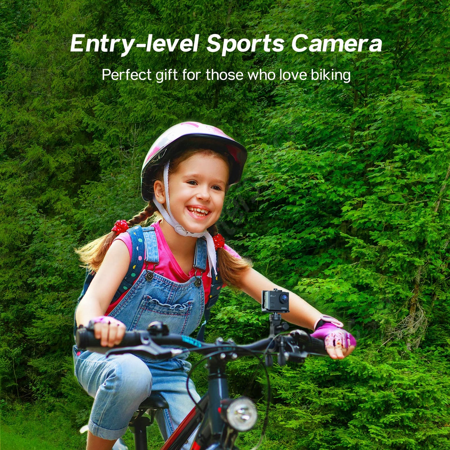 - Surfola 4K 30fps Action Camera | SF230 | 131ft Waterproof Underwater Camera | Camera for Vlogging | Includes External Mic -