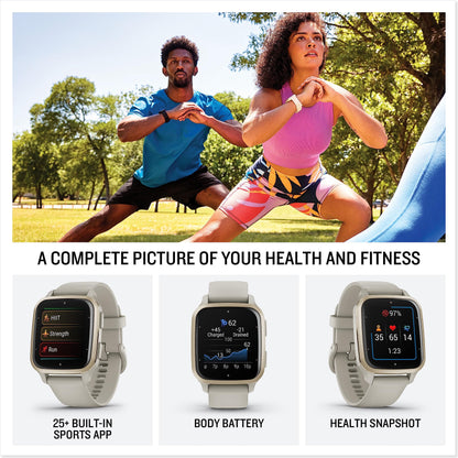 - Garmin Venu Sq 2 | AMOLED GPS Smartwatch | All-day Health Monitoring and Fitness Features -