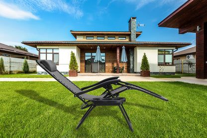 - Straame Garden | Zero Gravity Chair | Set of 2 | Heavy Duty Textoline | Outdoor & Garden Sunloungers -