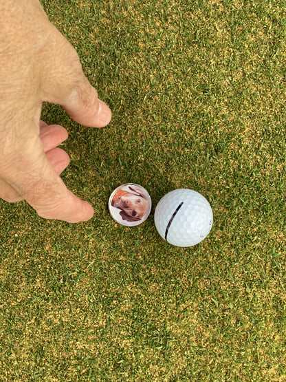 - EzeePutt | Personalised Golf Ball Marker | Putting Alignment Marker With Your Own Custom Photo -