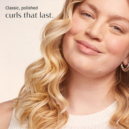 - T3 | SinglePass Professional Curling Iron | Custom Blend Ceramic Long Barrel Curling and Wave Iron -
