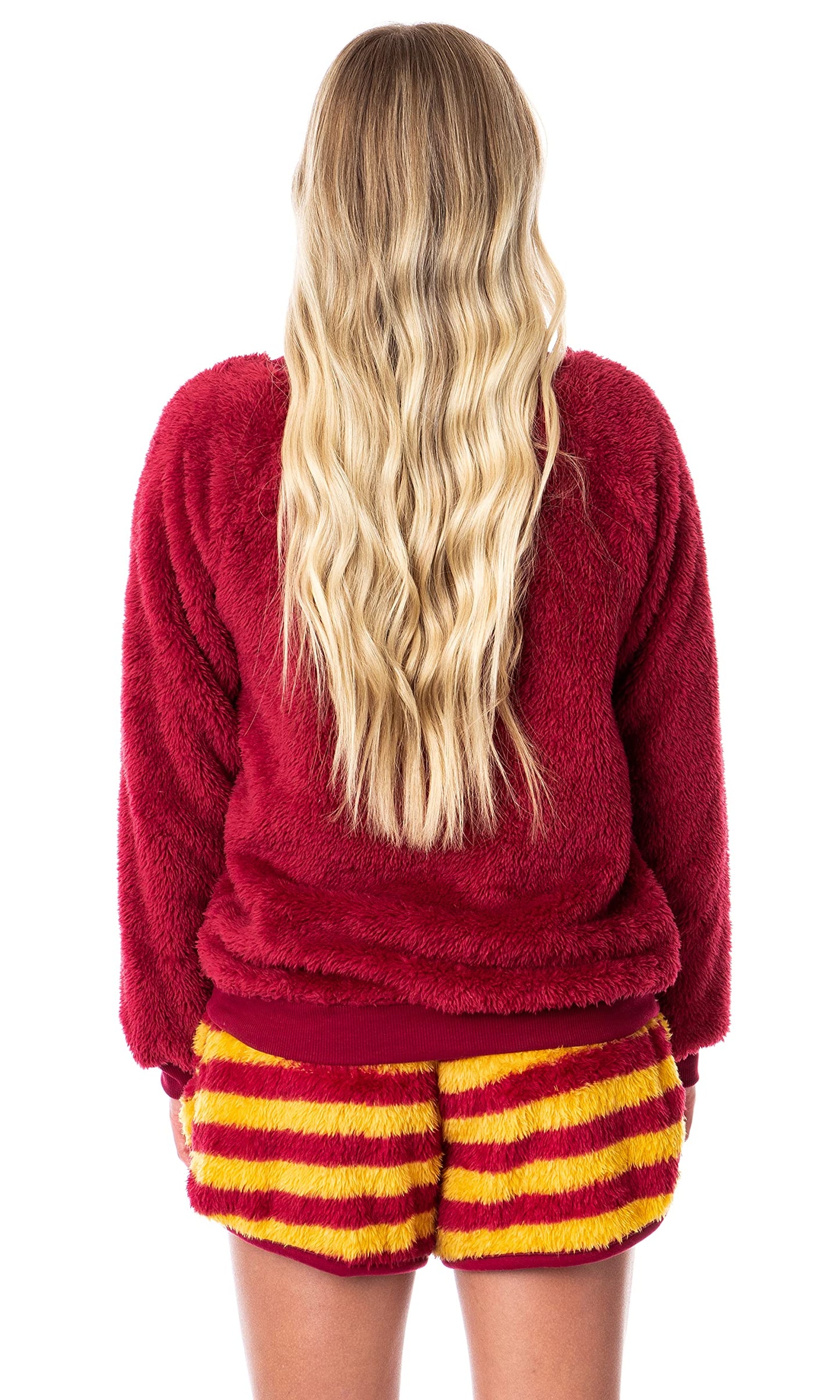 - Harry Potter Womens' Sweater and Shorts Sleep Pajama Set -