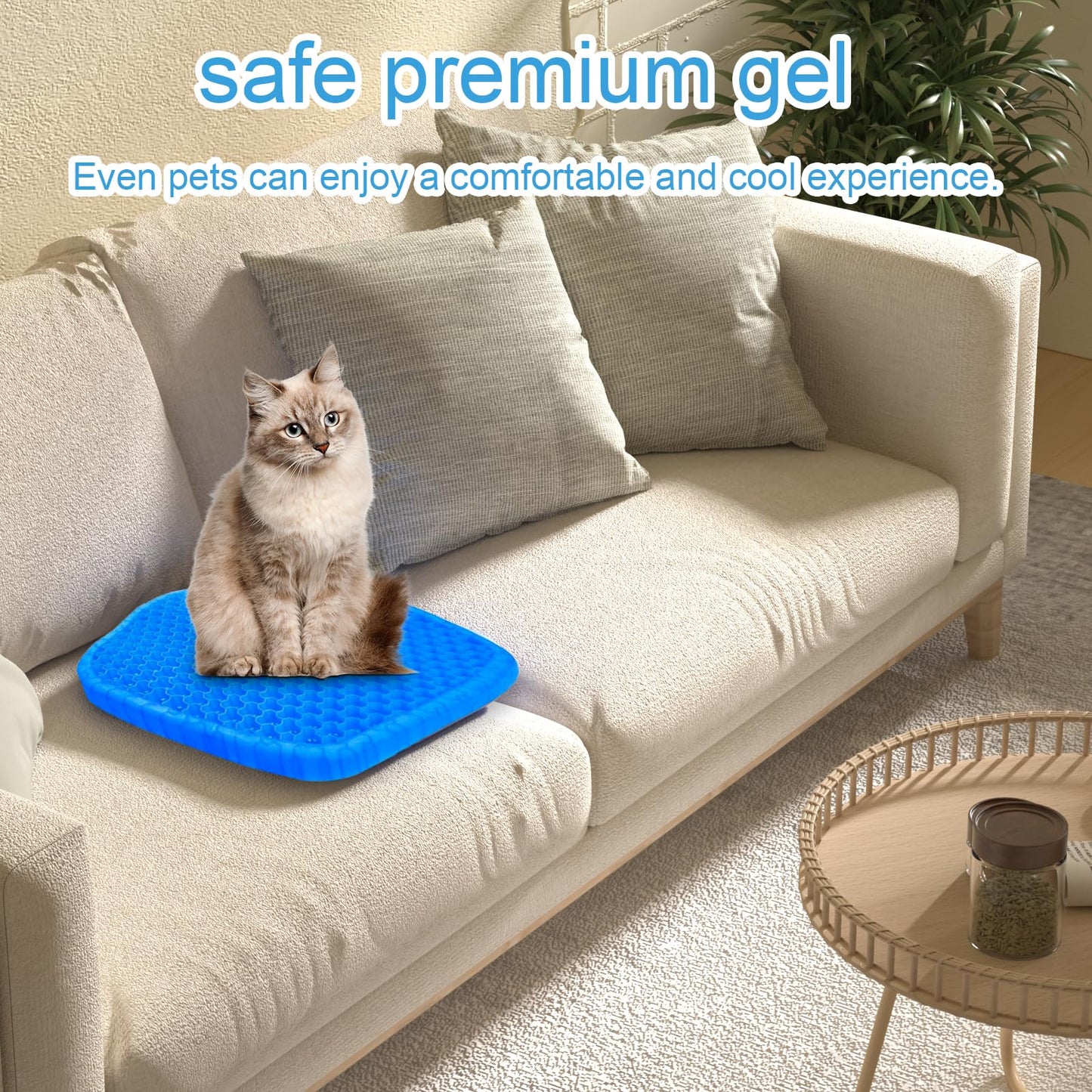 - Wenisuow Gel Seat Cushion, Cushion cover, Double Thick Egg Seat Cushion