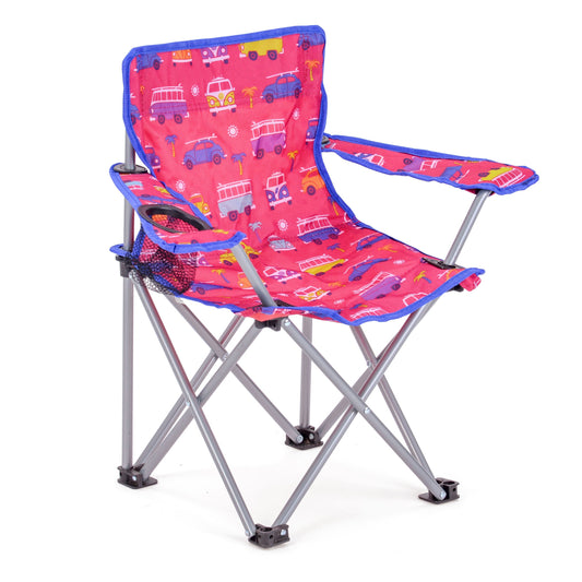 - Volkswagen Kids VW Folding Camping Chair, Pink, One Size -