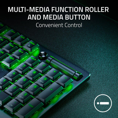 - Razer DeathStalker V2 Pro | Wireless Low-Profile Optical Gaming Keyboard | Wireless | Bluetooth 5.0 | UK Layout | Black -
