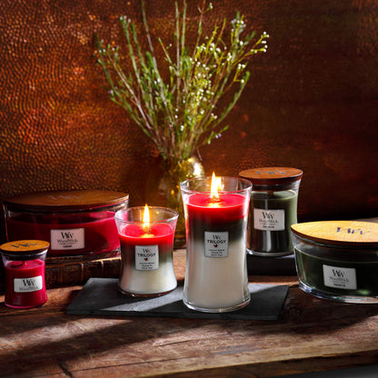 - Woodwick Ellipse Scented Candle with Crackling Wick | Sun-Ripened Berries |