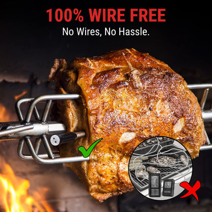 - ThermoPro TempSpike 150m Range Truly Wireless Meat Thermometer | Bluetooth Meat Thermometer -
