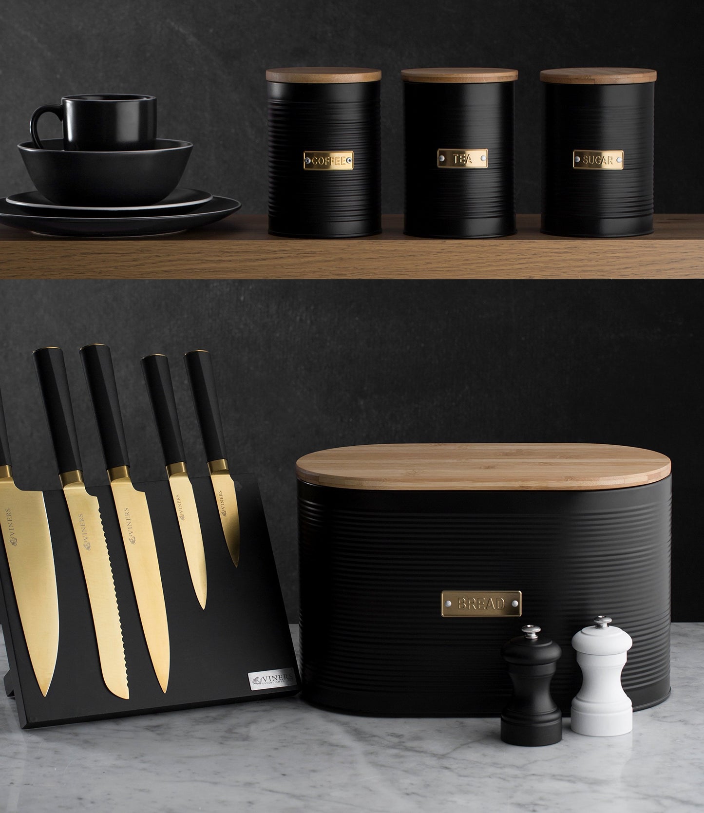 - Typhoon | Otto Black Coffee Storage | 1.4 Litre -