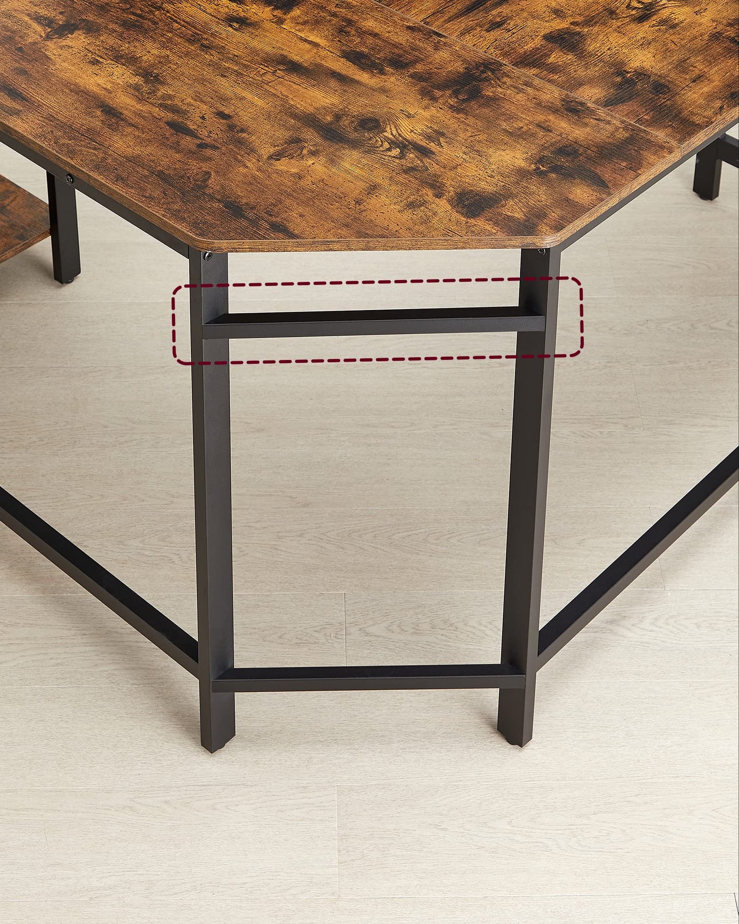 - VASAGLE Computer Desk, L-Shaped Corner Desk -