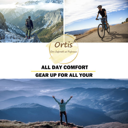 - Ortis Men's Merino Wool | Moisture Wicking Light Weight Breathable | Hiking Socks | 4 pack -