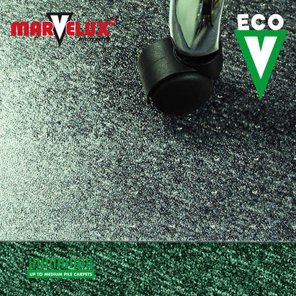 - Marvelux 90 x 120cm | Durable Eco Friendly Office Chair Mat -