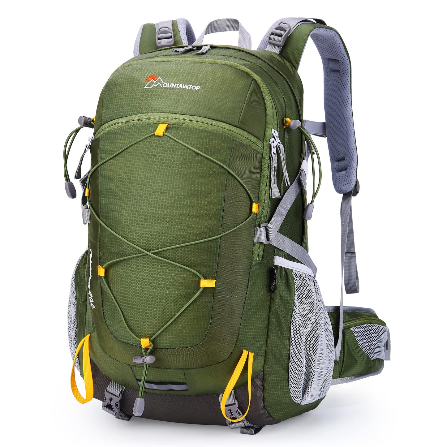 - MOUNTAINTOP Hiking Backpack | 40L |Water Resistent Trekking Rucksack for Men -
