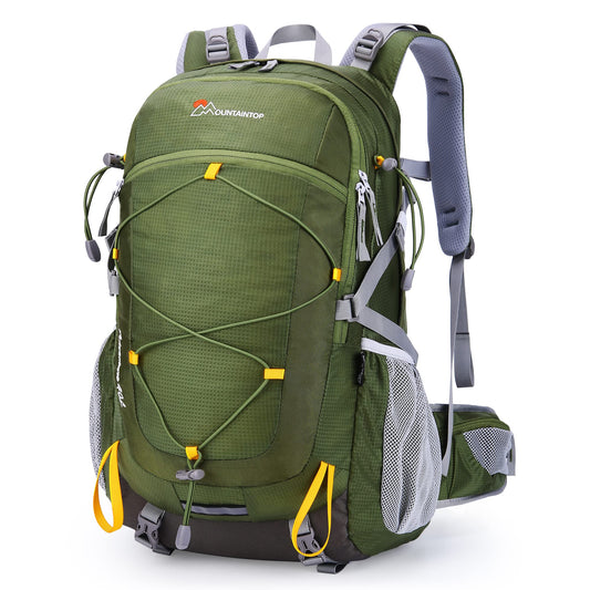 - MOUNTAINTOP Hiking Backpack | 40L |Water Resistent Trekking Rucksack for Men -
