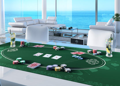 Bullets Playing Cards 'Tony' Poker Set with 300 Clay Poker Chips - including Ceramic Dealer Button, Double Pack of Bullets Poker Cards