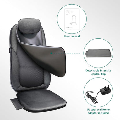 - Snailax Shiatsu Back Massager | Heat for Back Pain -