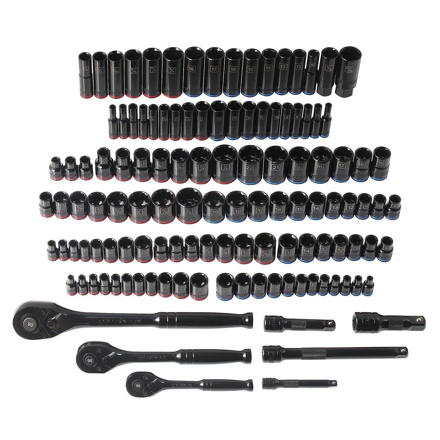 - STARWORK True Mechanic™ | 303-Piece Mechanics Tool Set | 120T Ratcheting Wrench -
