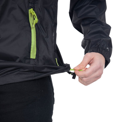 - Trespass Qikpac Jacket | Black | Compact Packaway Waterproof Jacket -