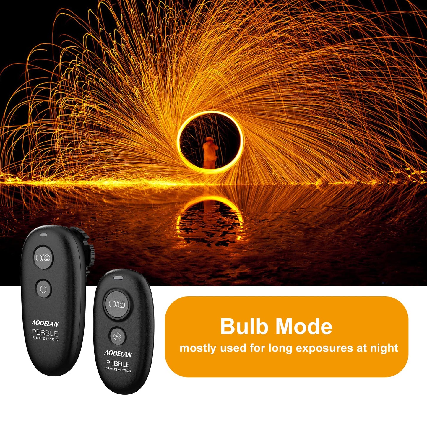 AODELAN for Canon Remote Shutter Release,Wireless Camera Remote for Canon T6,T7,T5,T3,EOS RP,T8i,T7i,T6i,T2i,2000D,6D,SL1,SL2,5D Mark IV,6D Mark II,Replace RS-80N3 & RS-60E3