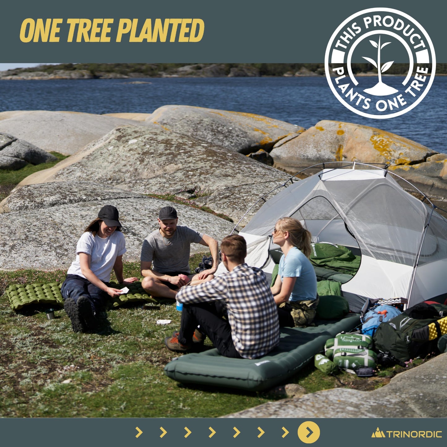 - Trinordic Ultralight Inflatable Camping Mat | With Integrated Pillow | Lightweight | Camping -