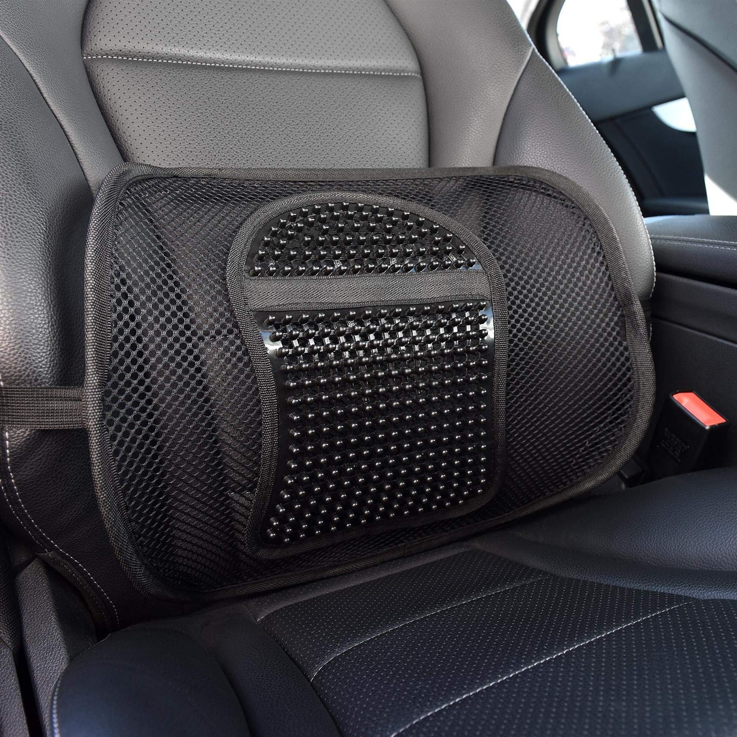- Vinsani® Super Comfort Mesh Lumbar Back Seat Sitting Support System With Massage Nodes -