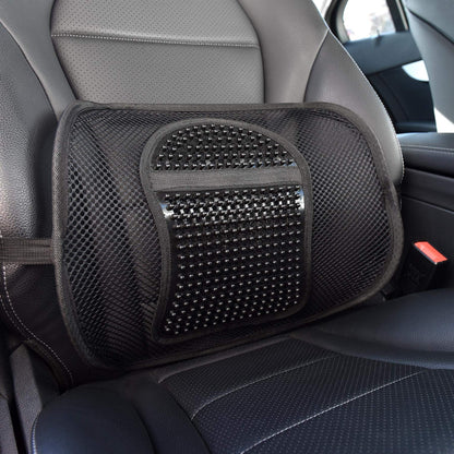 - Vinsani® Super Comfort Mesh Lumbar Back Seat Sitting Support System With Massage Nodes -