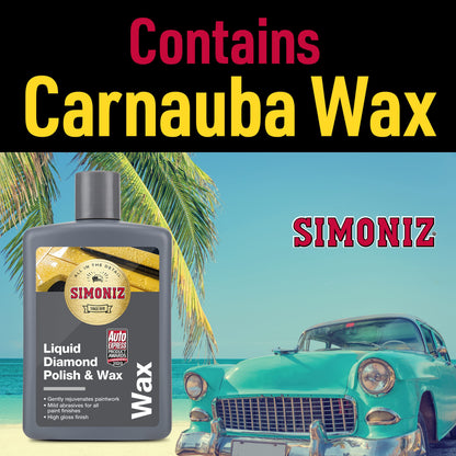 - Simoniz Liquid Diamond Polish & Wax | Car Wax & Polish | Dual Action -