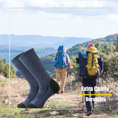 - SOX TOWN | Men's Merino Wool Socks | Outdoor Hiking Trekking | Moisture Control Performance -