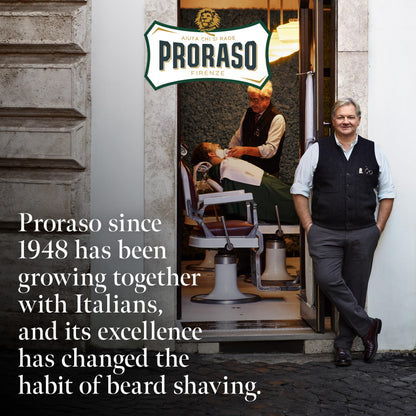 - Proraso Beard Wash Wood & Spice | 500ml | Scented Beard Shampoo -