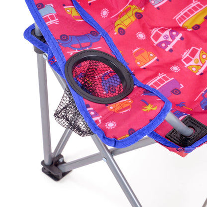 - Volkswagen Kids VW Folding Camping Chair, Pink, One Size -