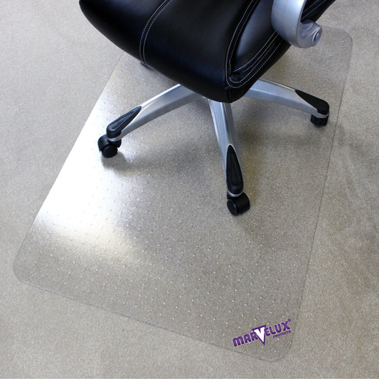 - Marvelux 90 x 120cm | (36" x 47") | Heavy Duty Premium Polycarbonate Rectangular Office Chair Mat -