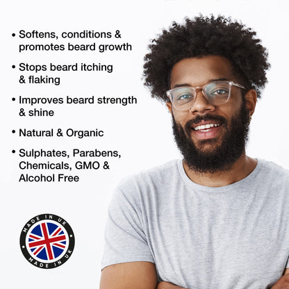 Beard Club Beard Balm for Men - Sweet Bay Rum - Premium Beard Conditioner and Softener for Shaping and Styling, Prevents Itching and Flaking - Natural and Organic - Butter Beard Wax for Men