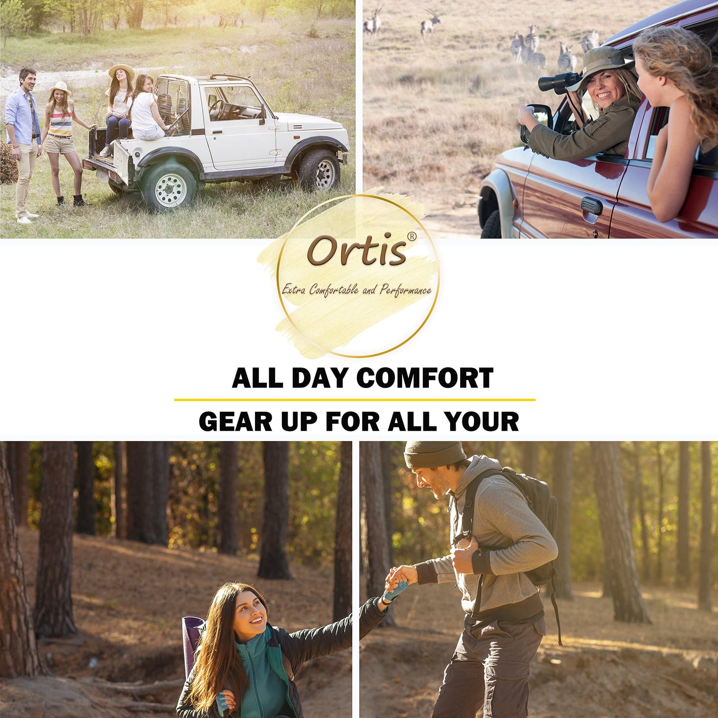 - Ortis Men's Merino | Wool Moisture Wicking | Outdoor Hiking Socks | Pack of 4 -